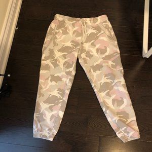 GAP Pink Camo Sweatpants